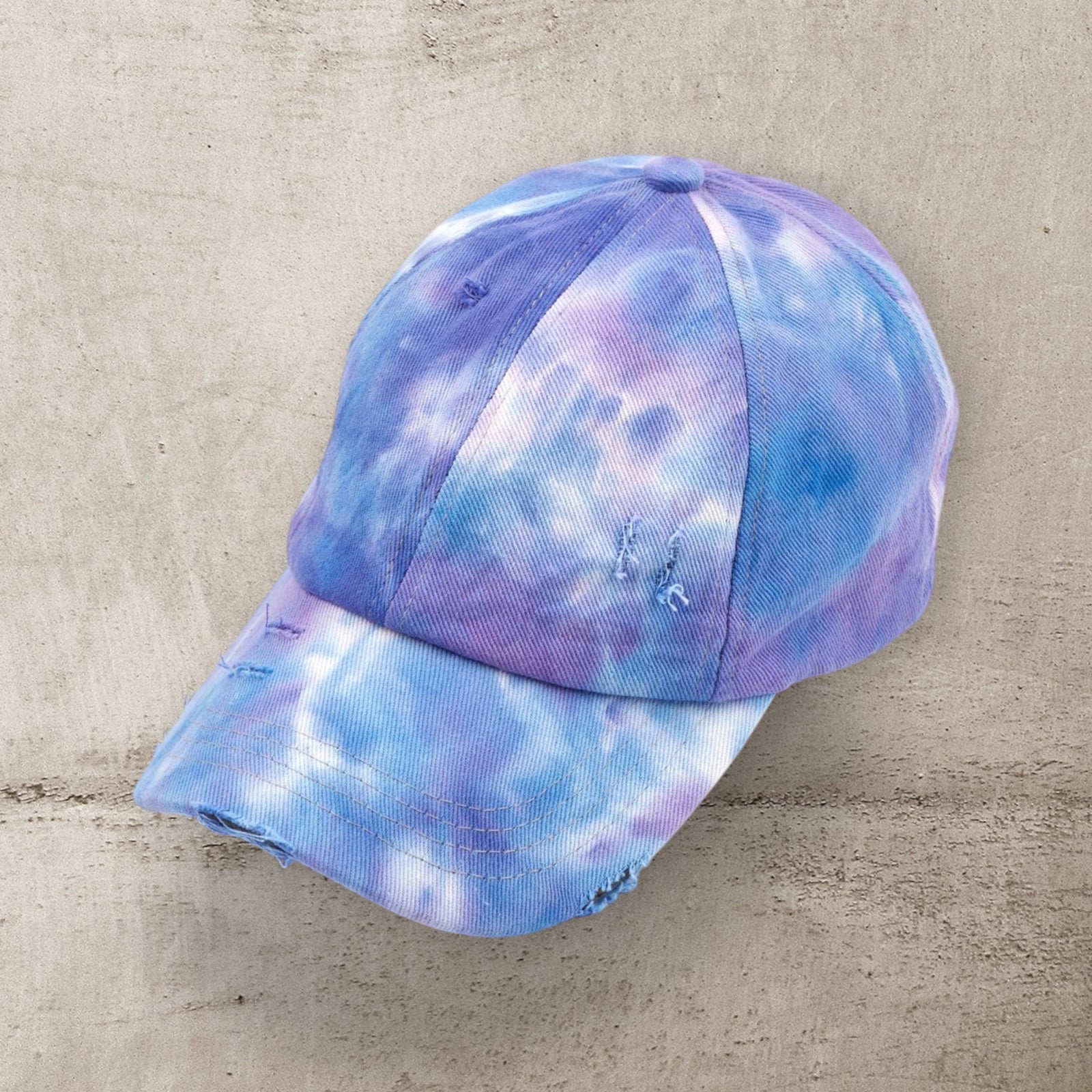 C.C® Criss Cross Ponytail Cap - Women's Cotton Baseball Hat for Ponytails & Braids