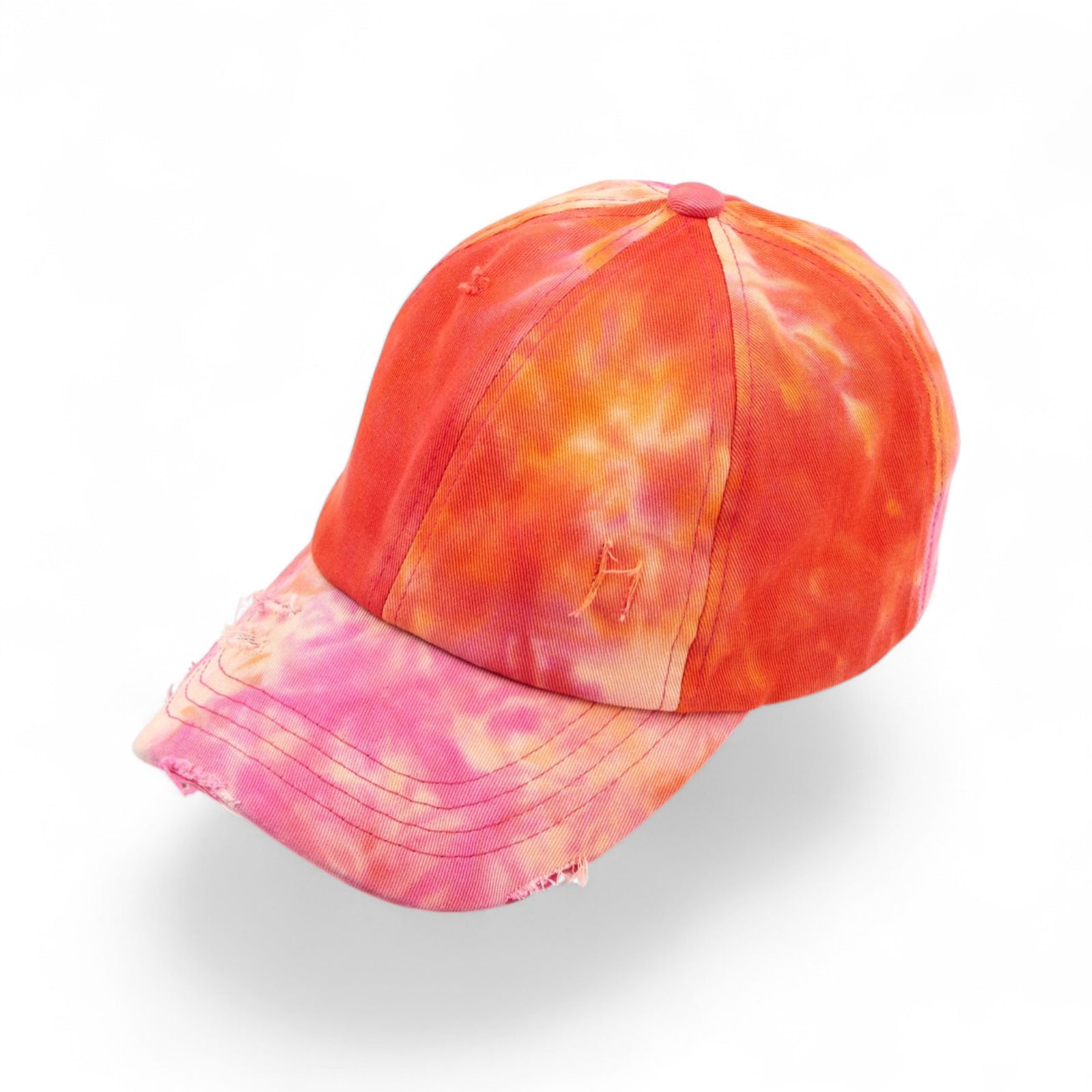 C.C® Criss Cross Ponytail Cap - Women's Cotton Baseball Hat for Ponytails & Braids