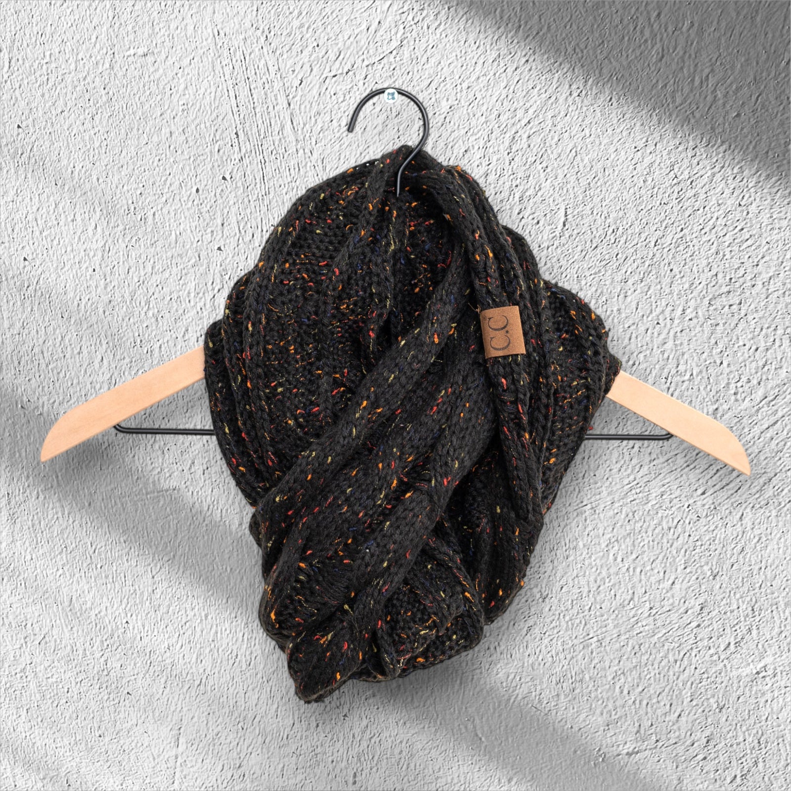 Multicolor Infinity Scarf CC Crafted for Women One Size