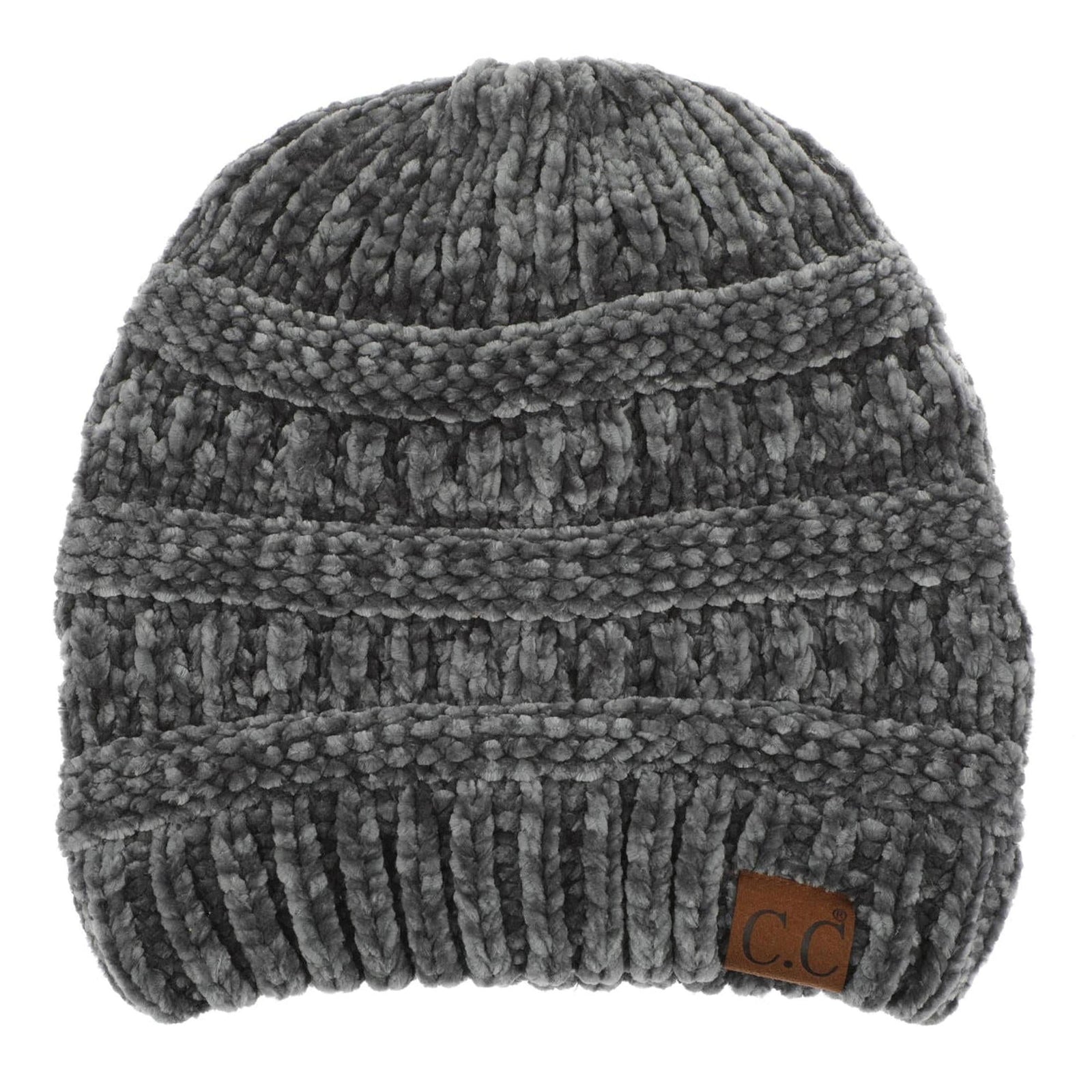 C.C Super Soft Ribbed Chenille Beanie