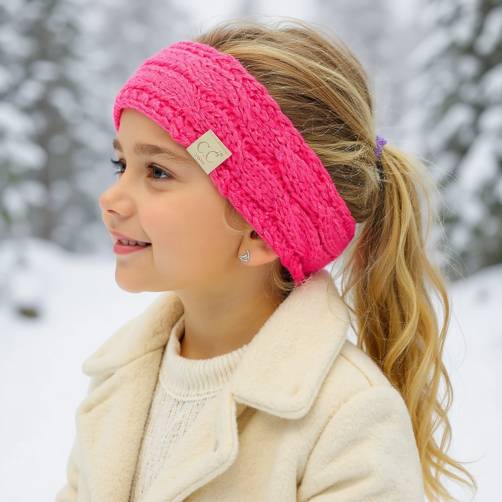 C.C® Kids Sherpa Lined Head Wrap