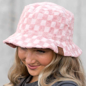 CC Checkered Terry Cloth Bucket - Truly Contagious