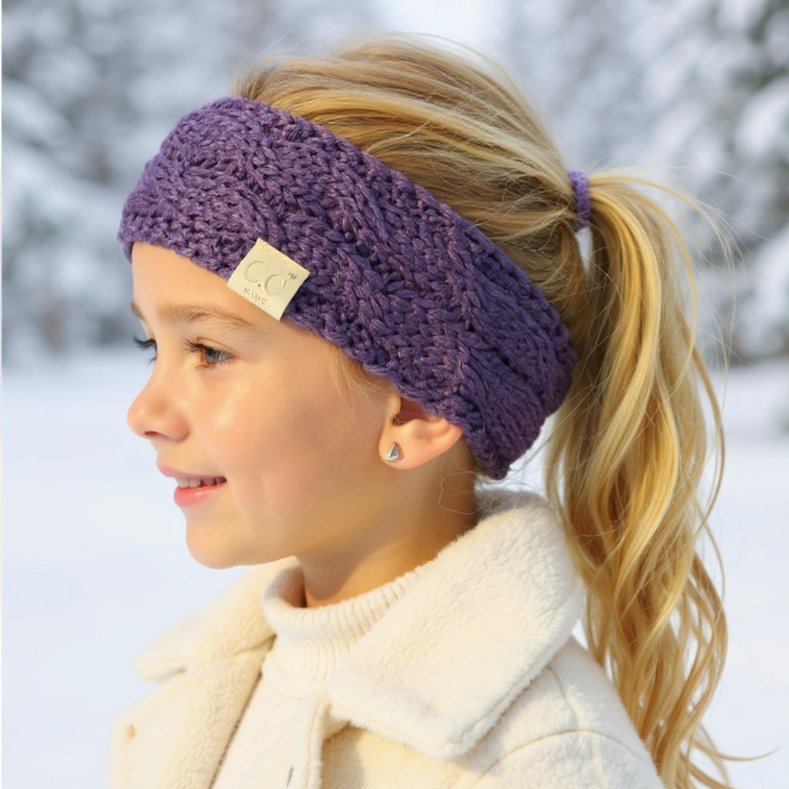 C.C® Kids Sherpa Lined Head Wrap