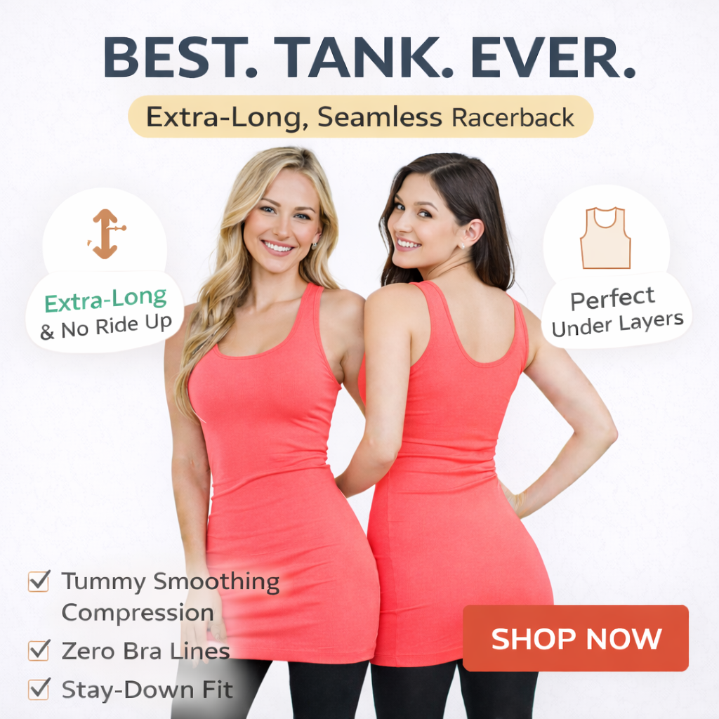 Scoop Back Layering Tank Top - Ultra Soft Stretch