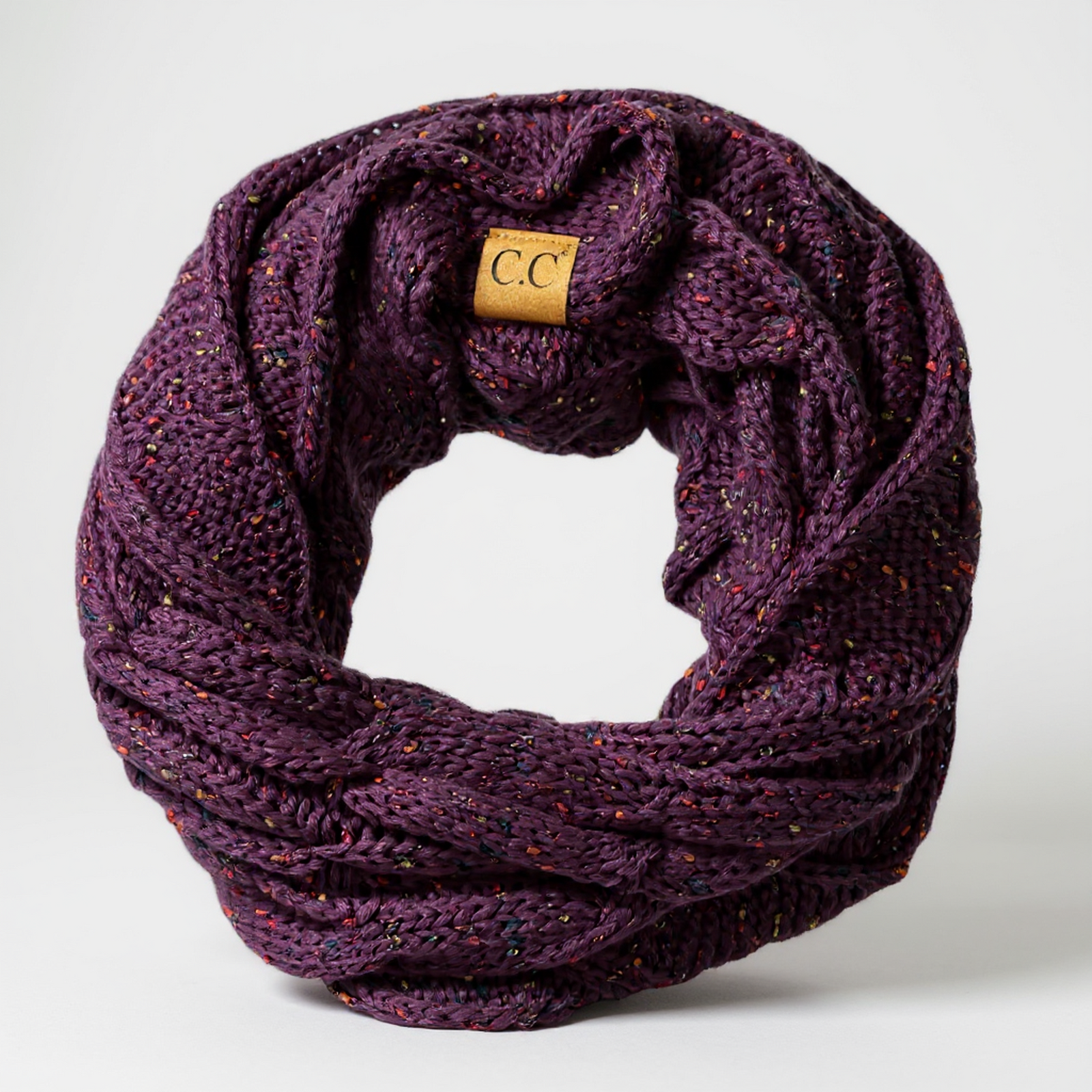 C.C Confetti Infinity Scarf - Stylish Winter Accessory