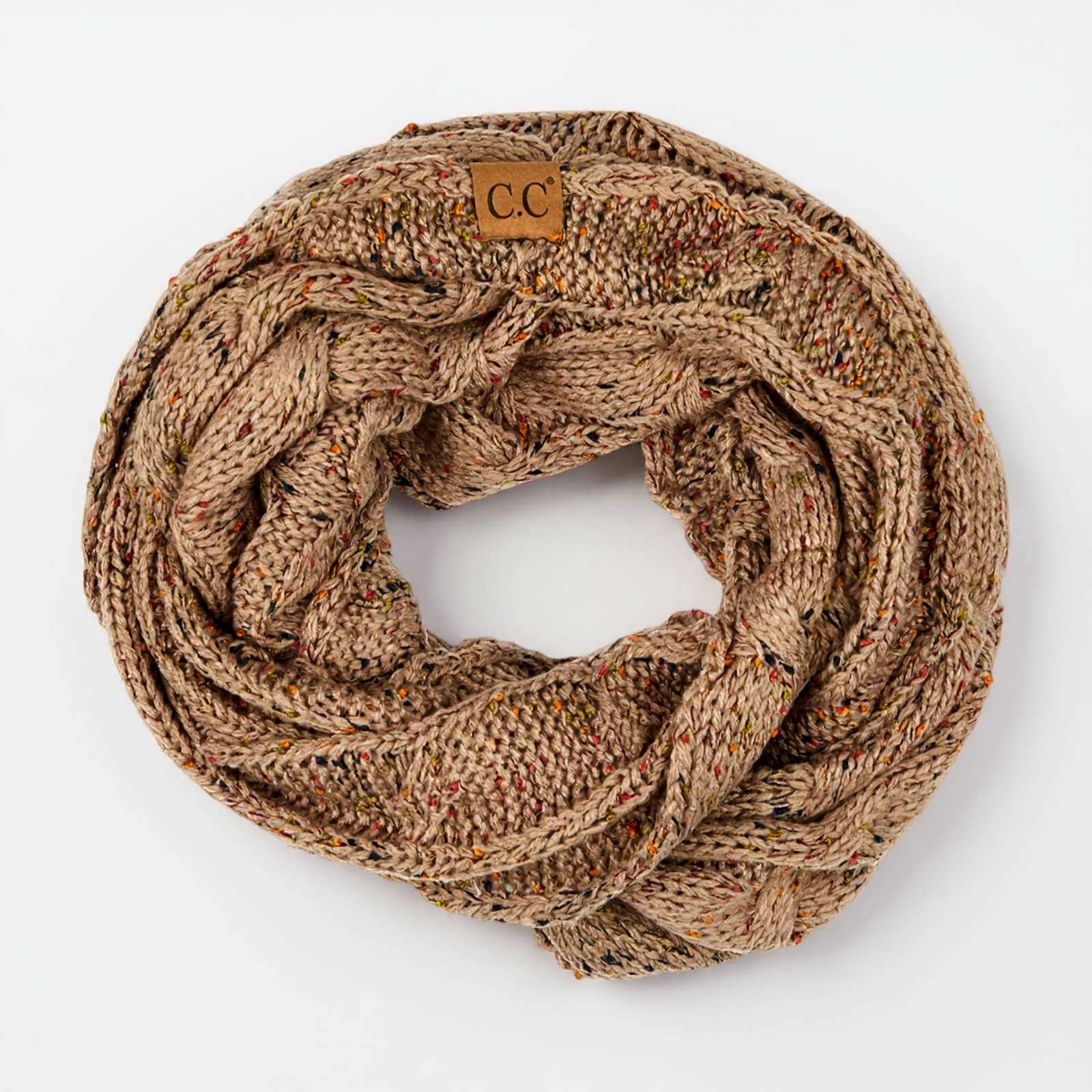 C.C Confetti Infinity Scarf - Stylish Winter Accessory