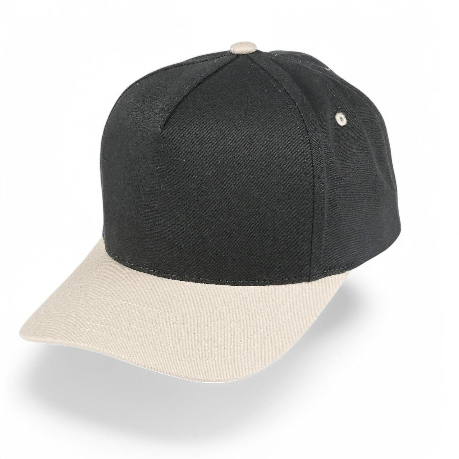 C.C Brand Two Tone Canvas Trucker Cap - Snapback Baseball Hat