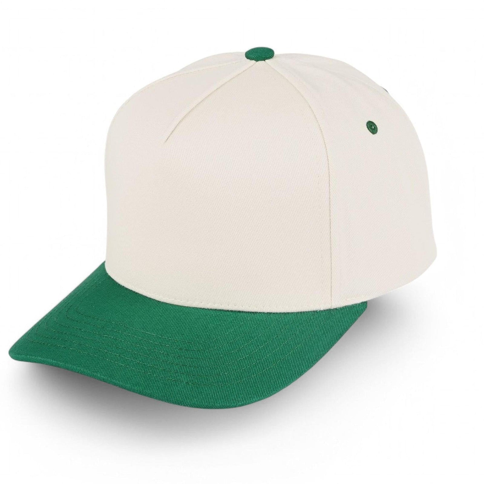 C.C Brand Two Tone Canvas Trucker Cap - Snapback Baseball Hat