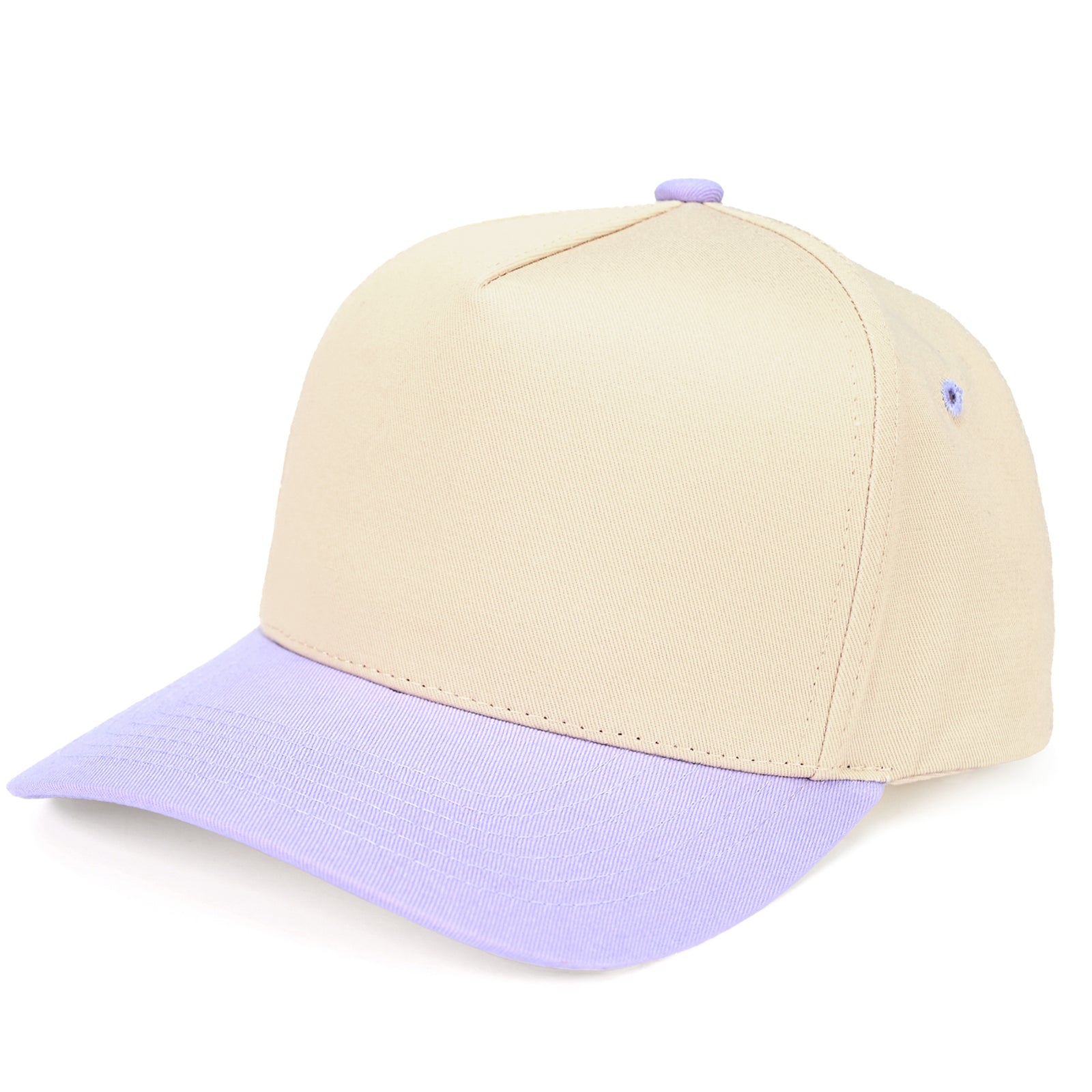 C.C Brand Two Tone Canvas Trucker Cap - Snapback Baseball Hat