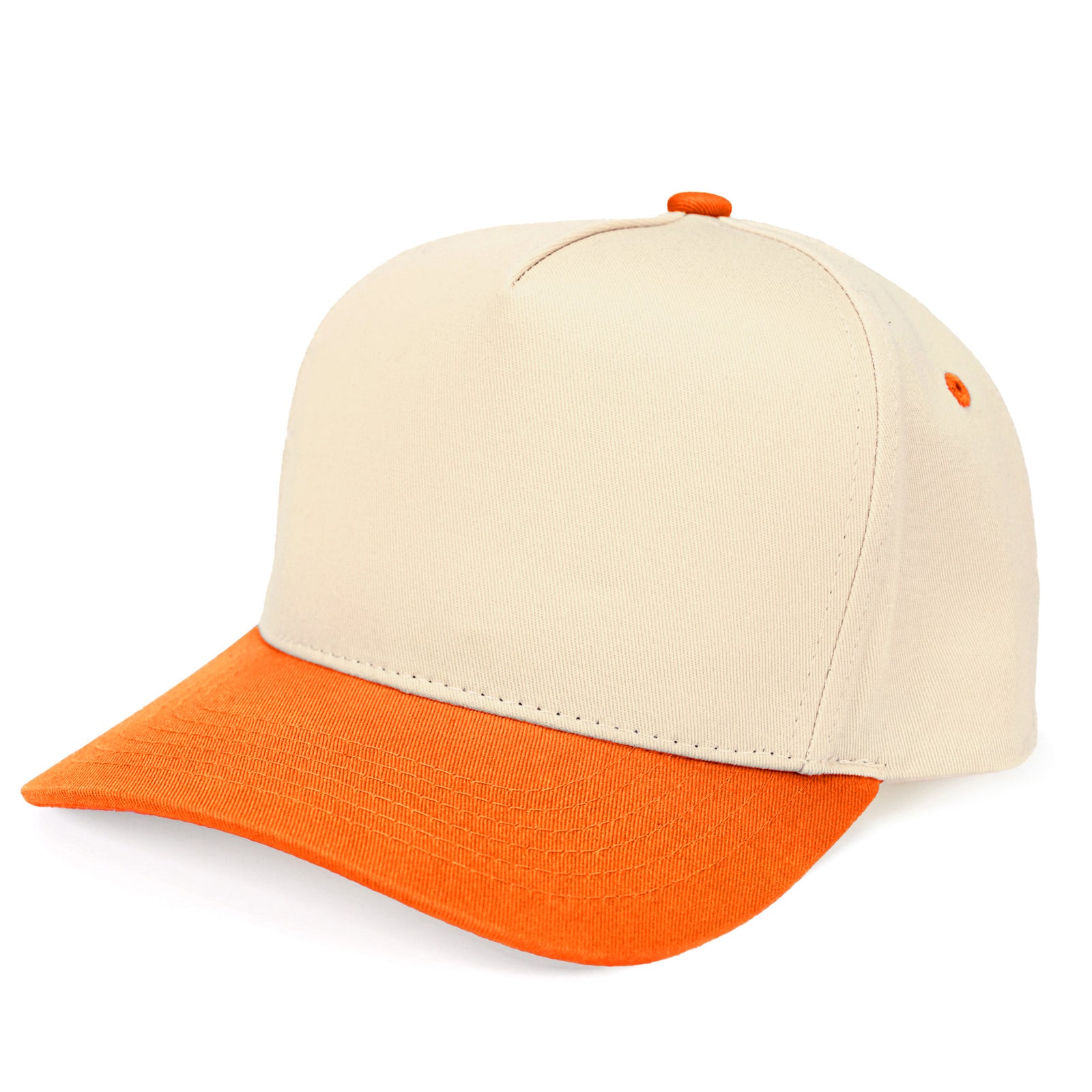 C.C Brand Two Tone Canvas Trucker Cap - Snapback Baseball Hat