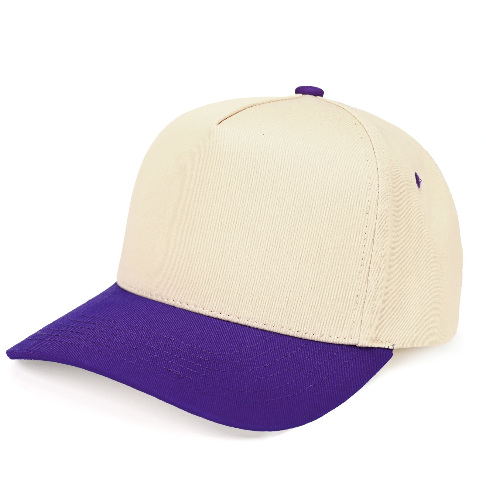 C.C Brand Two Tone Canvas Trucker Cap - Snapback Baseball Hat