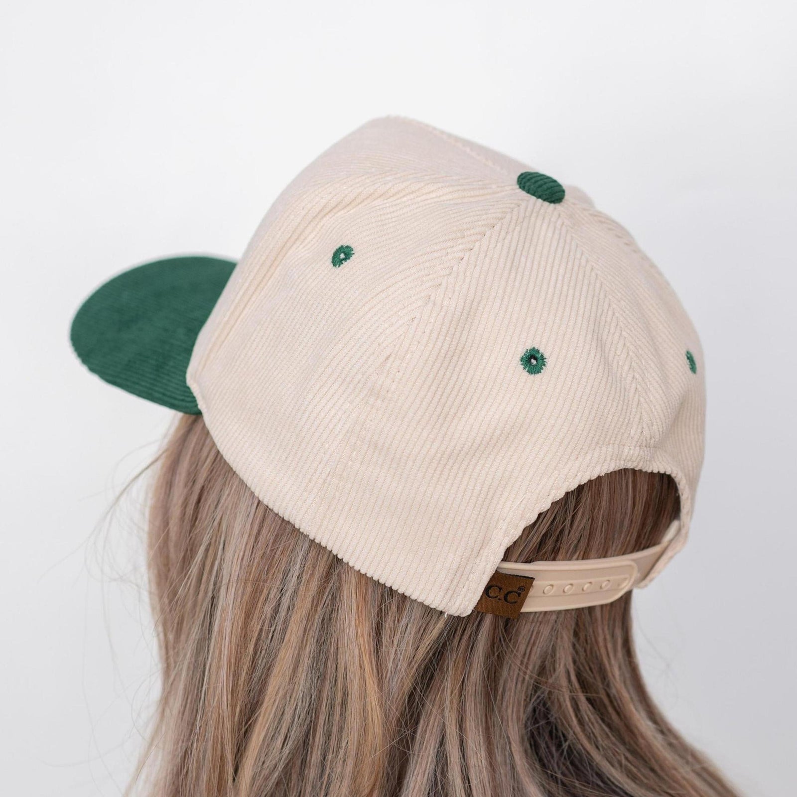 Truly Contagious Corduroy Snap Back Adjustable Trucker Cap