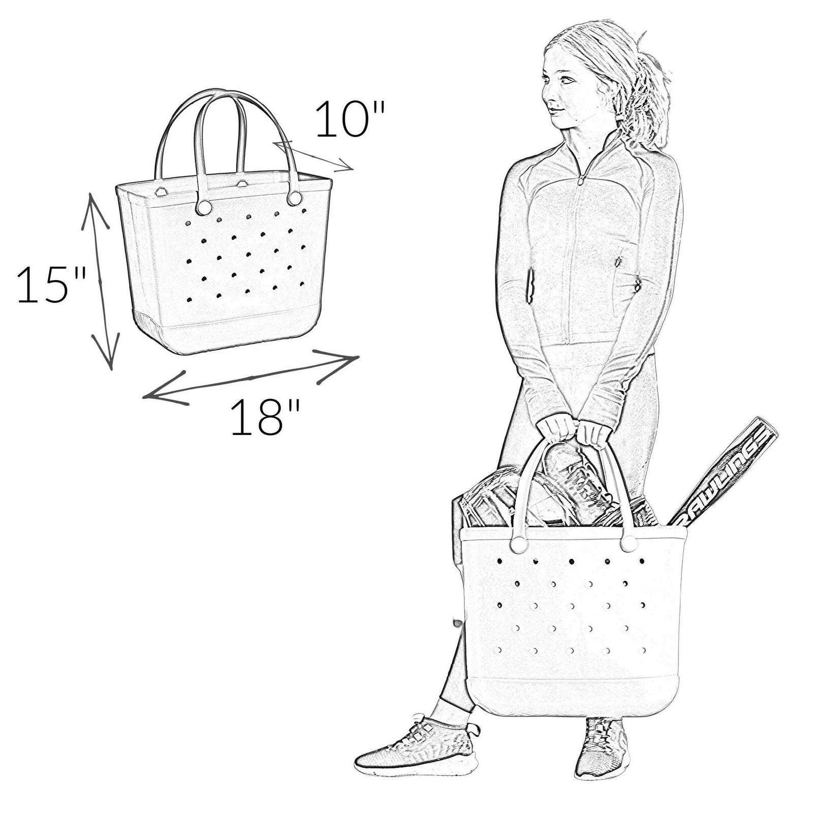 All - Around Adventure X - Large Eva Tote - Truly Contagious