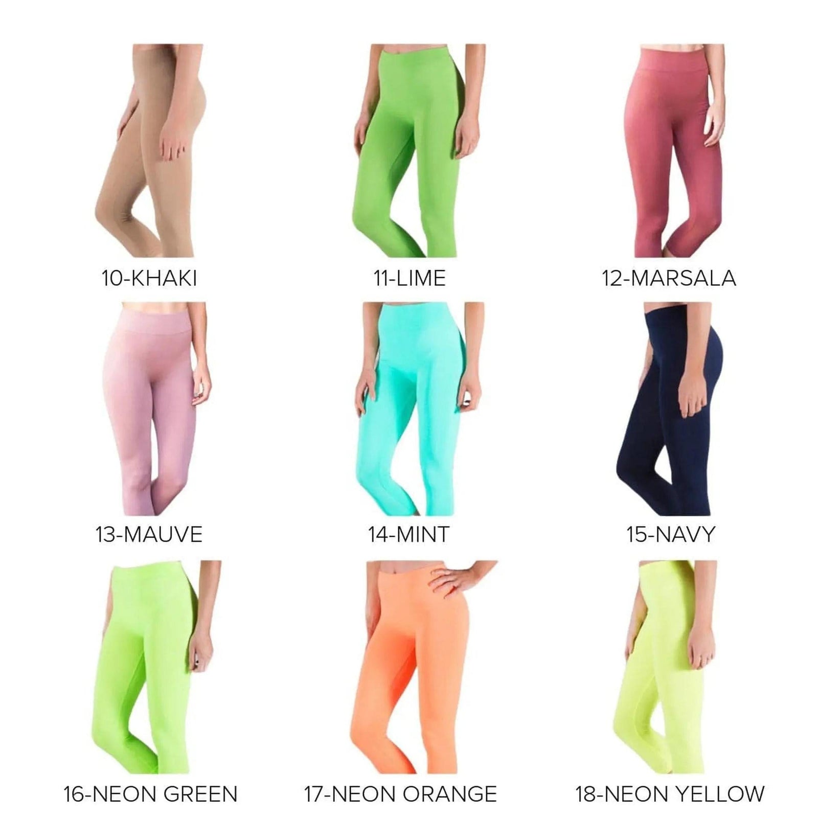 Capri Leggings | Casual and Workout by the Box (120 Pieces Per Box) - Truly Contagious