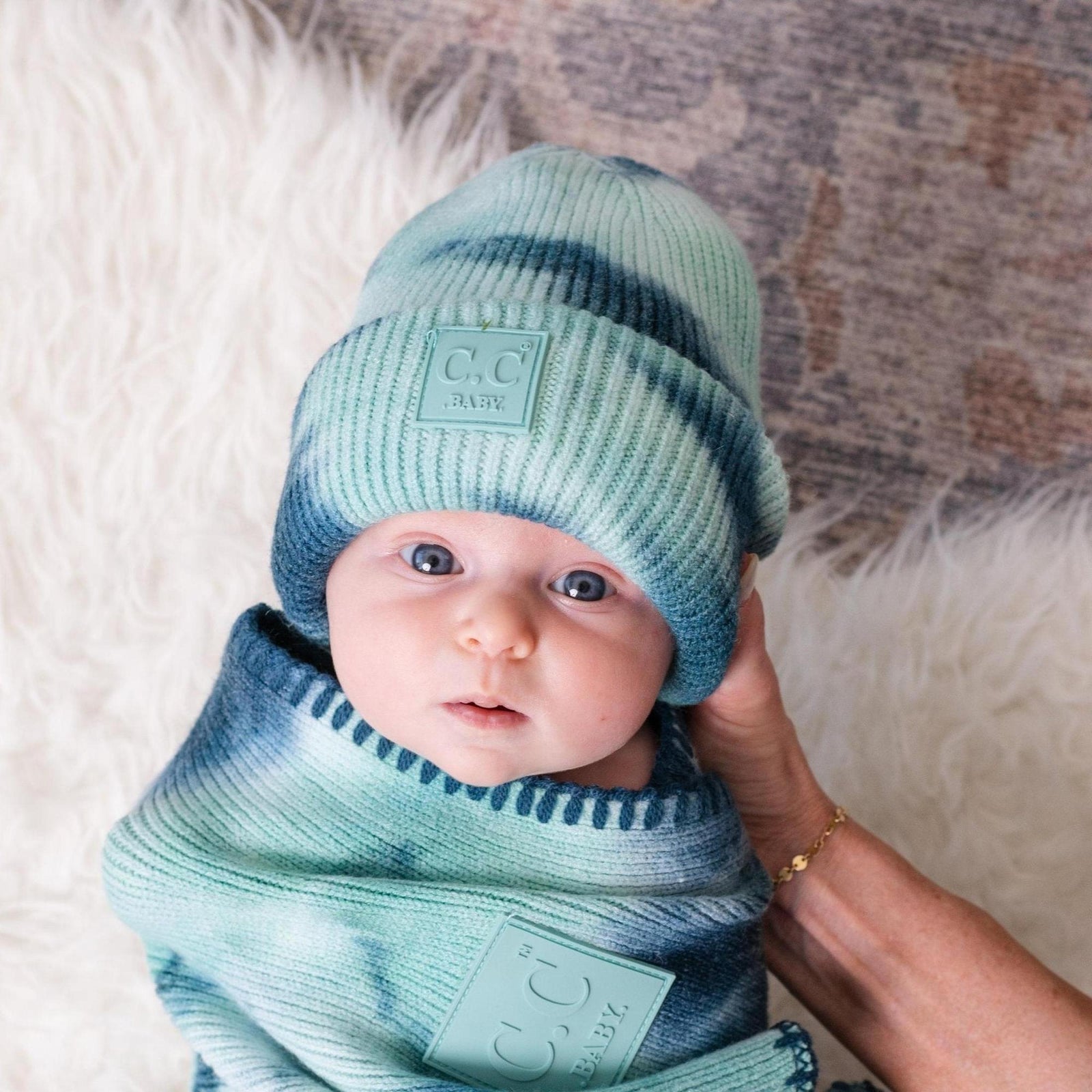 CC Baby Tie Dye Unisex Beanie for Newborn to 12 Months - Truly Contagious