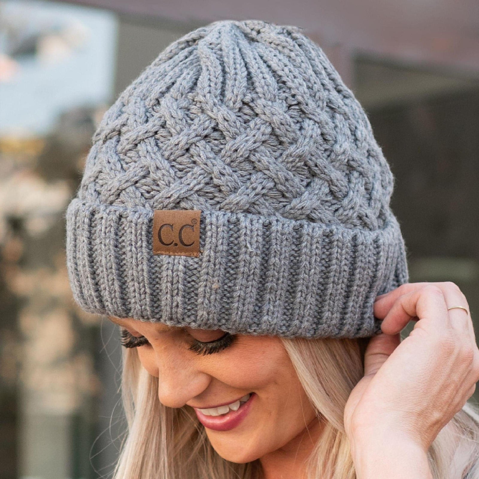 CC Beanie Lattice Pattern - Truly Contagious