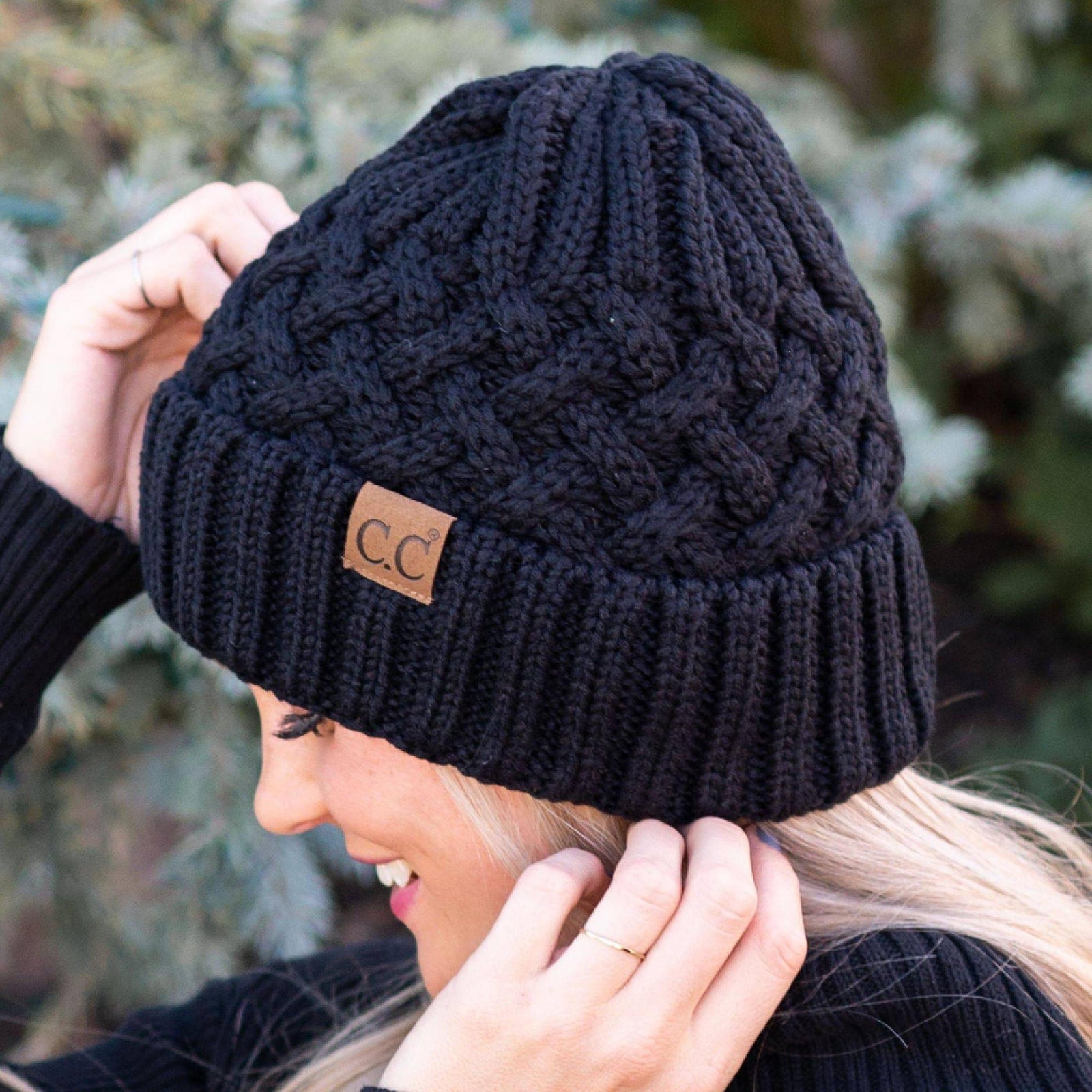 CC Beanie Lattice Pattern - Truly Contagious