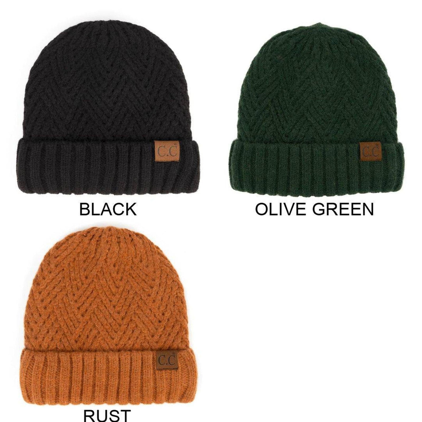 CC Beanie Wool Lined Hats by Truly Contagious - Truly Contagious