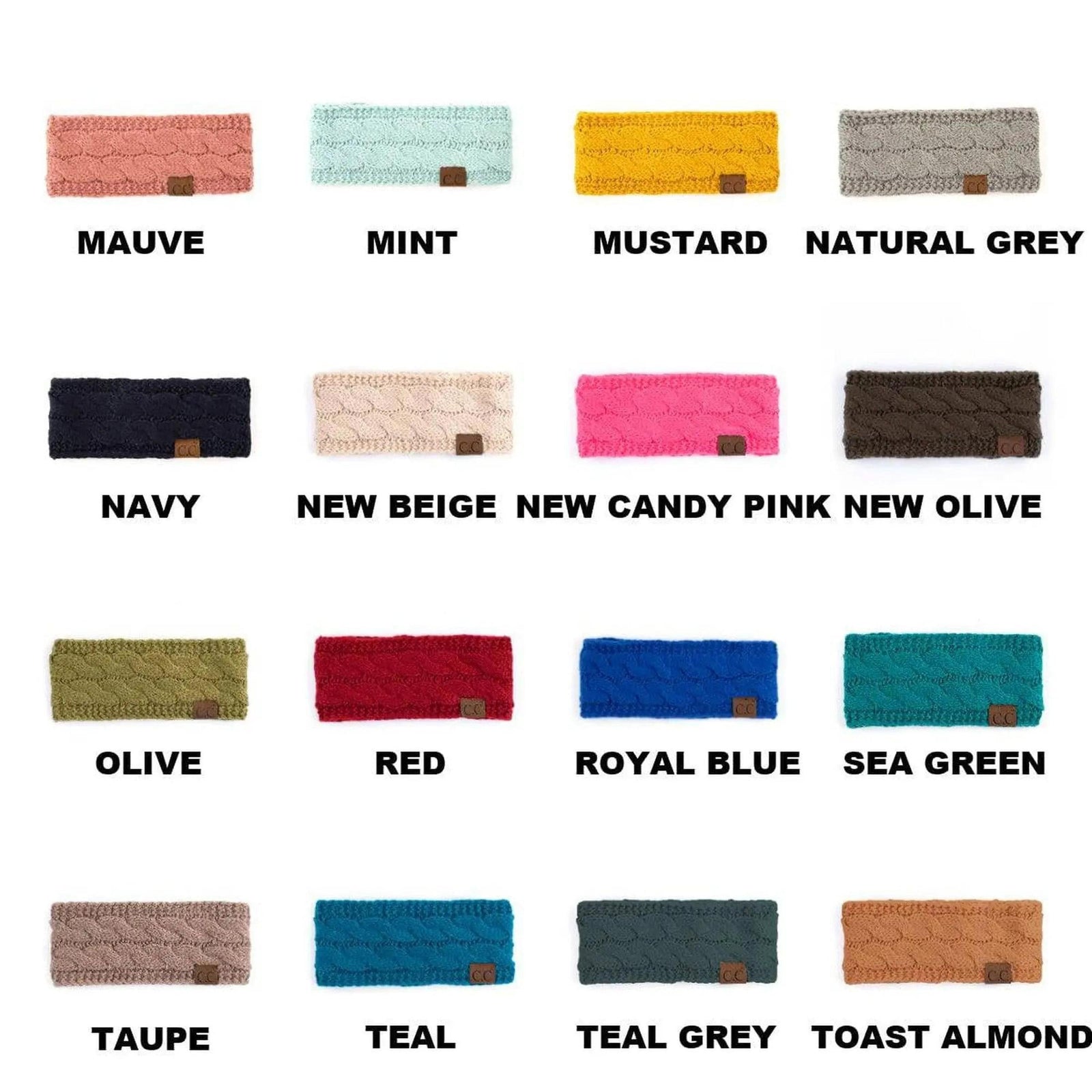 CC Brand Cable - Knit Lined Head Wrap for Women Hair Accessories - Truly Contagious