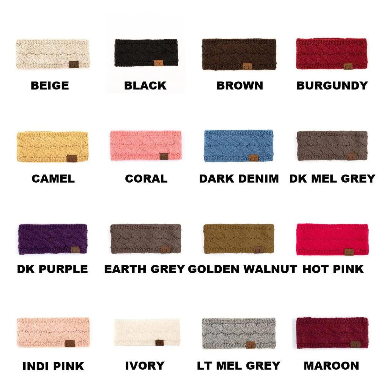 CC Brand Cable - Knit Lined Head Wrap for Women Hair Accessories - Truly Contagious