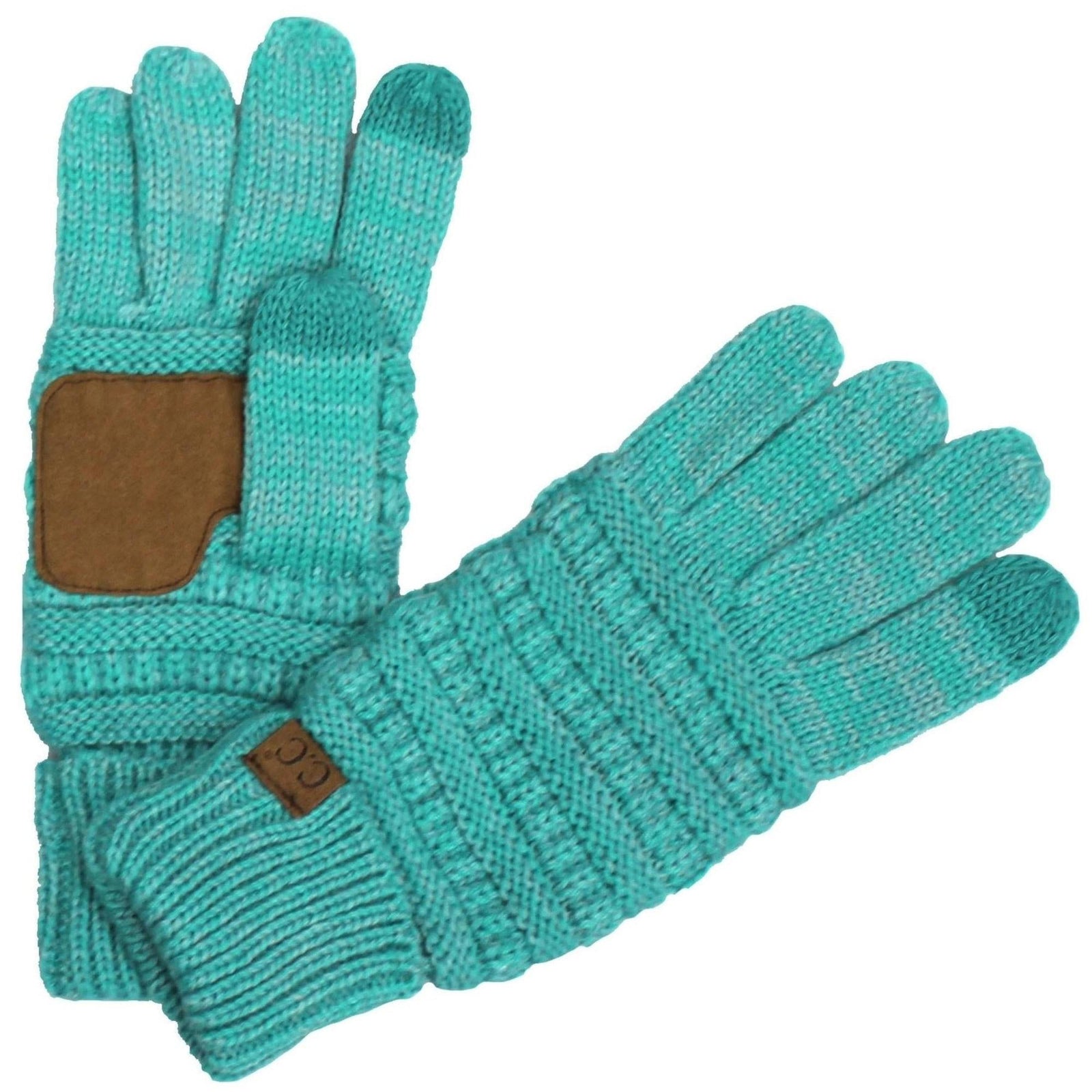 CC Brand Multi - Toned Touchscreen Tech Phone Gloves Winter Accessories - Truly Contagious