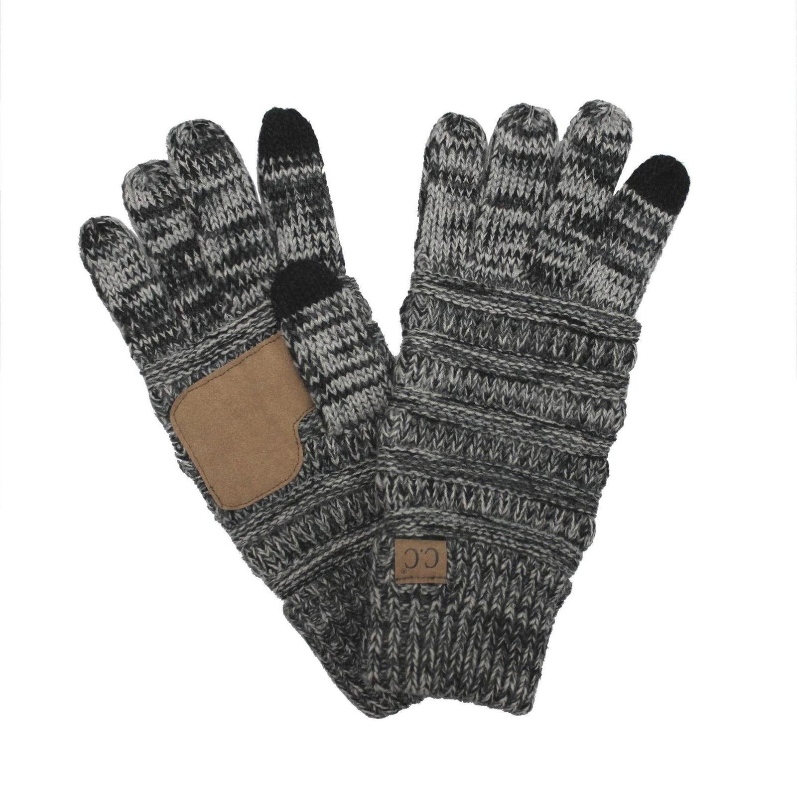 CC Brand Multi - Toned Touchscreen Tech Phone Gloves Winter Accessories - Truly Contagious