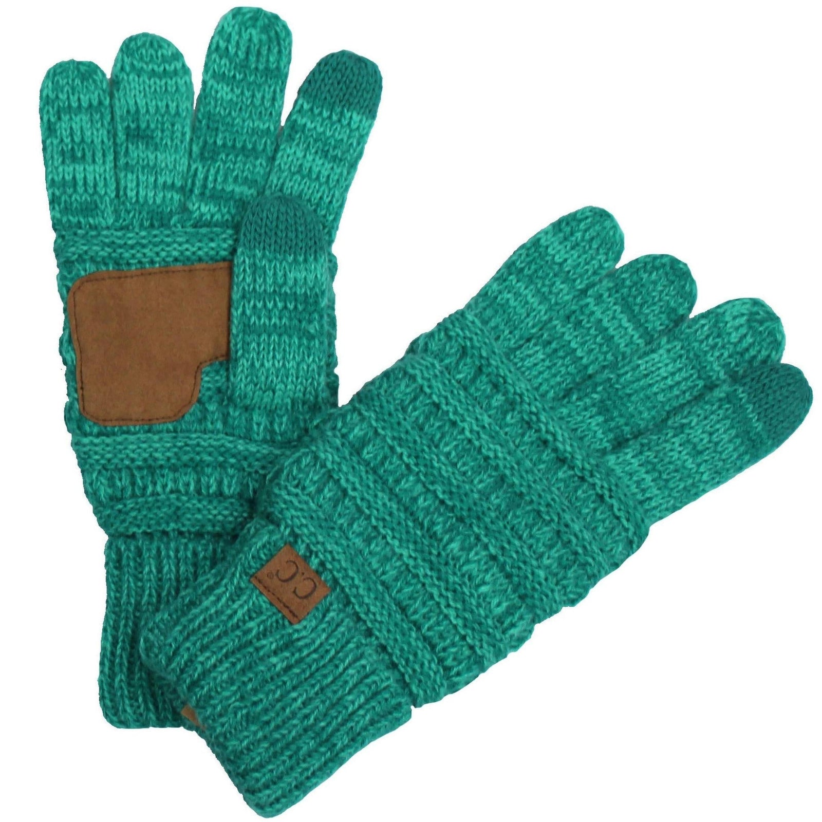 CC Brand Multi - Toned Touchscreen Tech Phone Gloves Winter Accessories - Truly Contagious