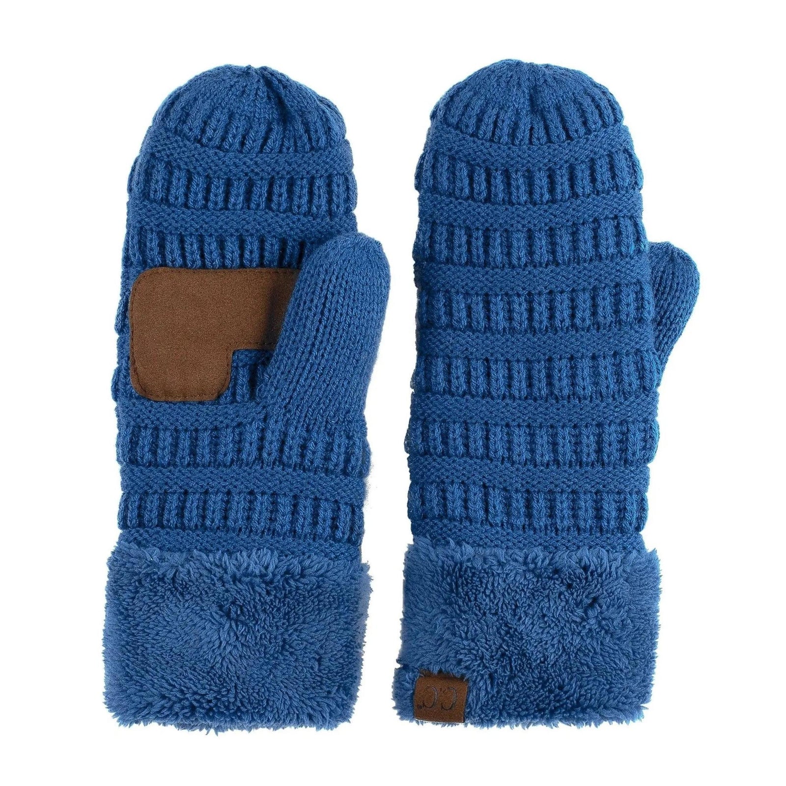 CC Brand Sherpa Lined Mittens Unisex Winter Accessories - Truly Contagious