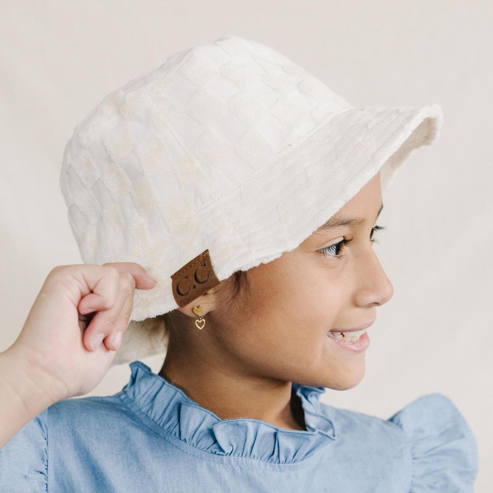 CC Checkered Terry Cloth Bucket - Truly Contagious