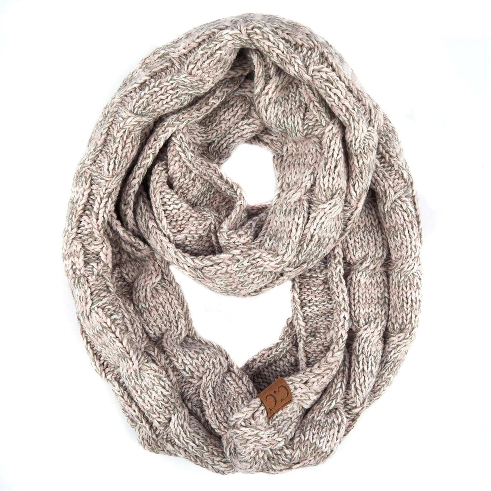 CC Comfy Infinity Scarf | 2 - Tone - Truly Contagious