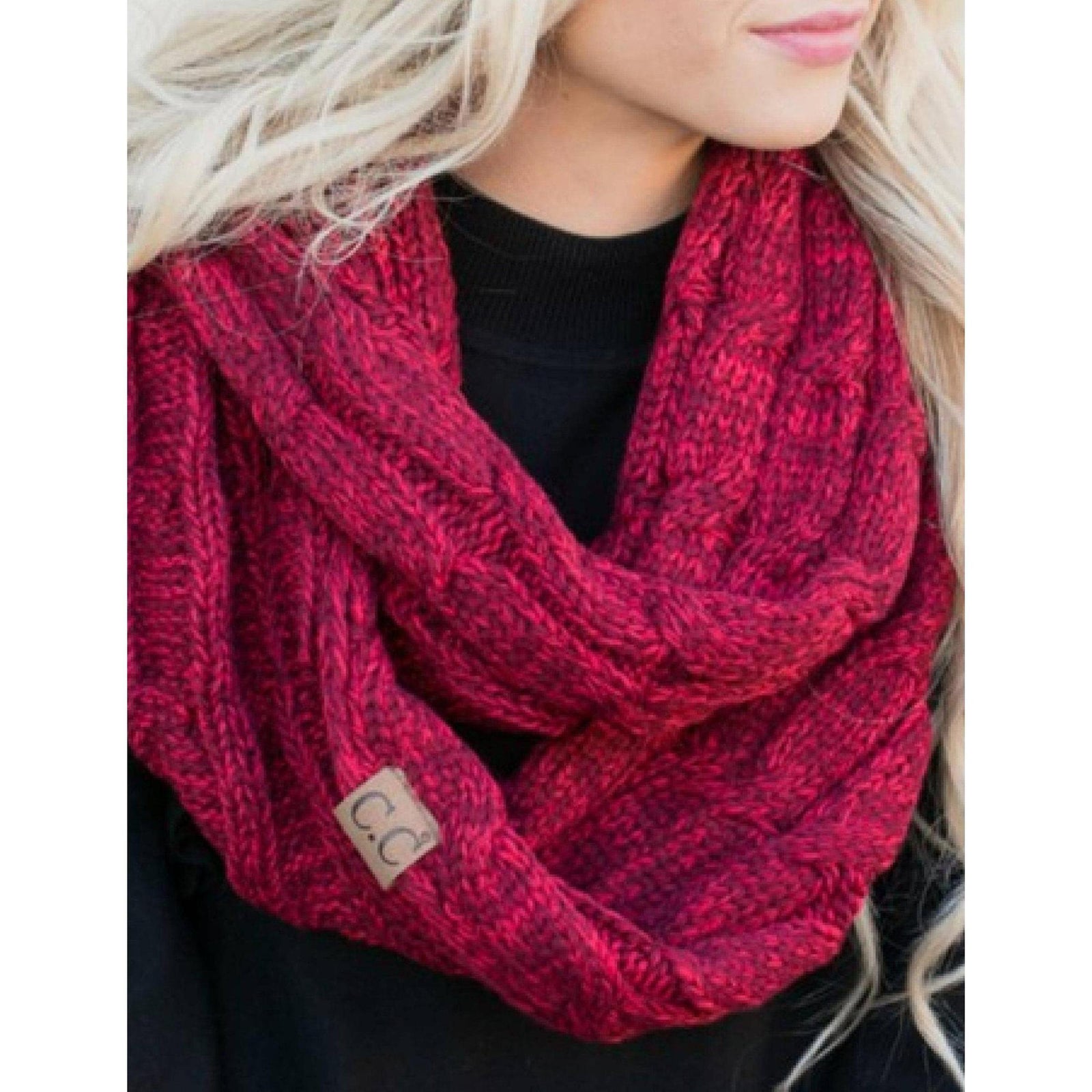CC Comfy Infinity Scarf | 2 - Tone - Truly Contagious