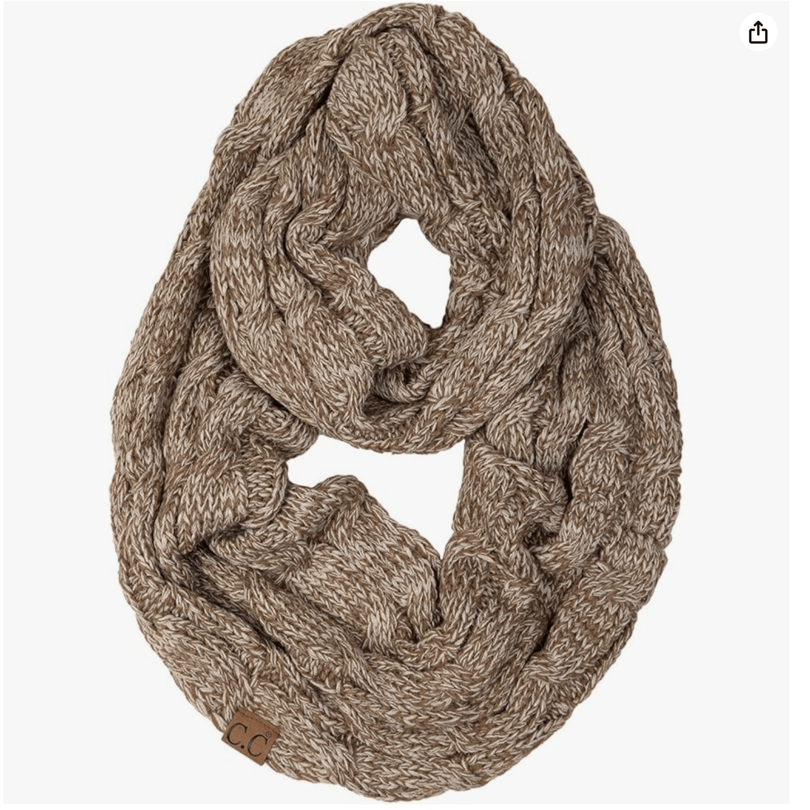 CC Comfy Infinity Scarf | 2 - Tone - Truly Contagious