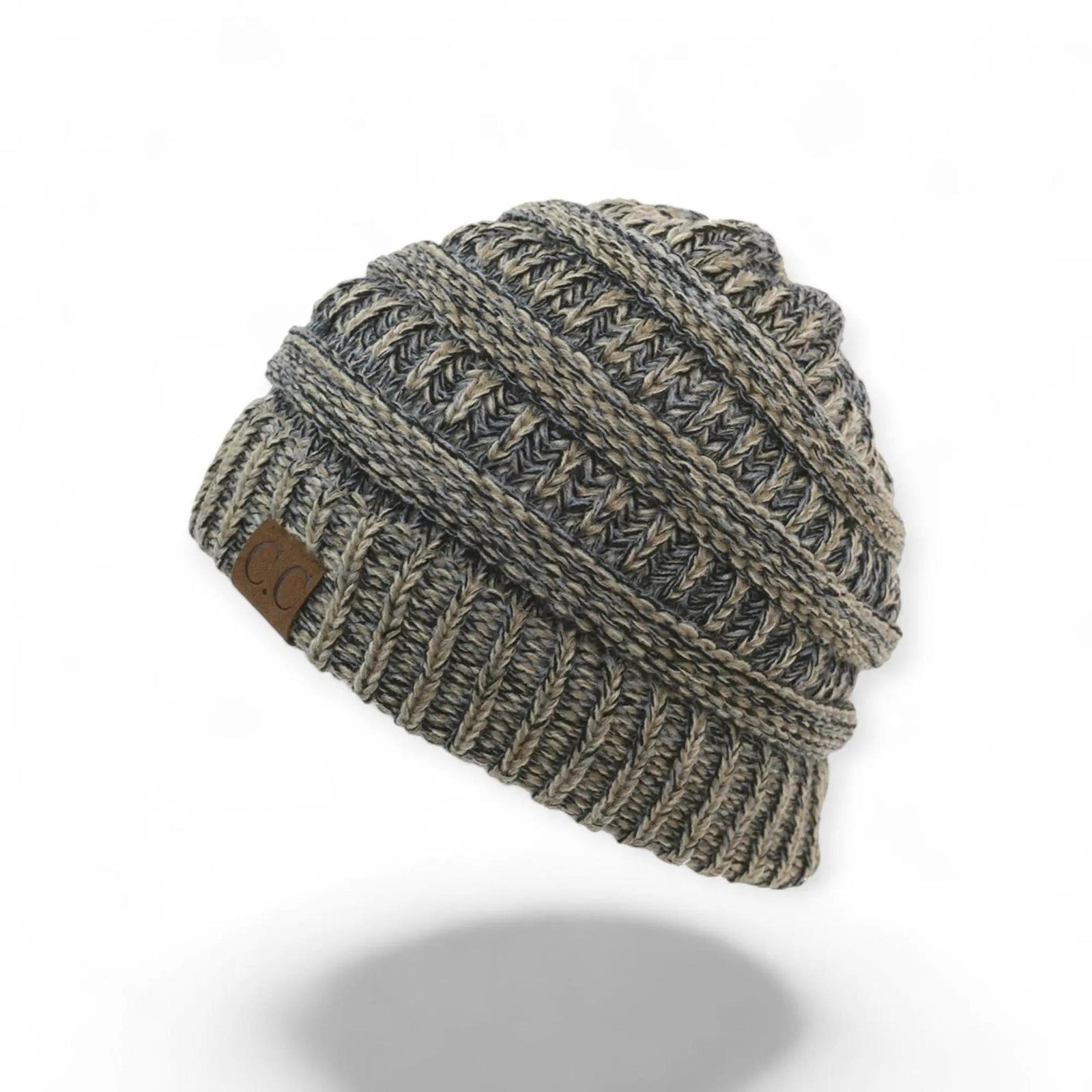 C.C® Crafted Multi - Color Beanie - Unisex Soft Acrylic Winter Hat, Crochet - Look Knit, One Size - Truly Contagious