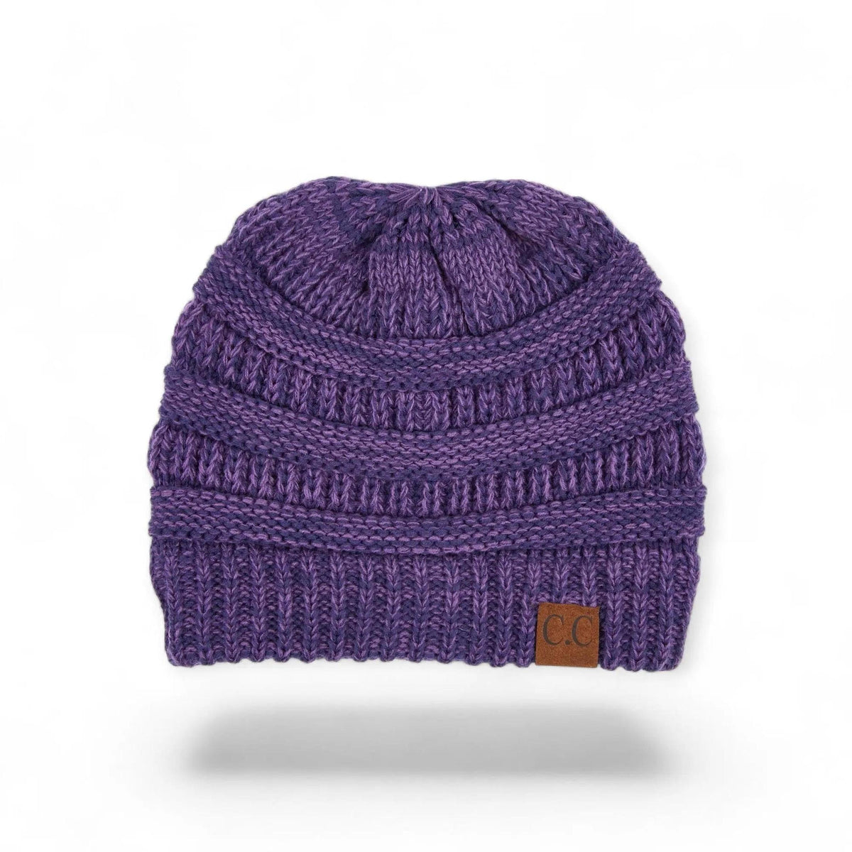 C.C® Crafted Multi - Color Beanie - Unisex Soft Acrylic Winter Hat, Crochet - Look Knit, One Size - Truly Contagious