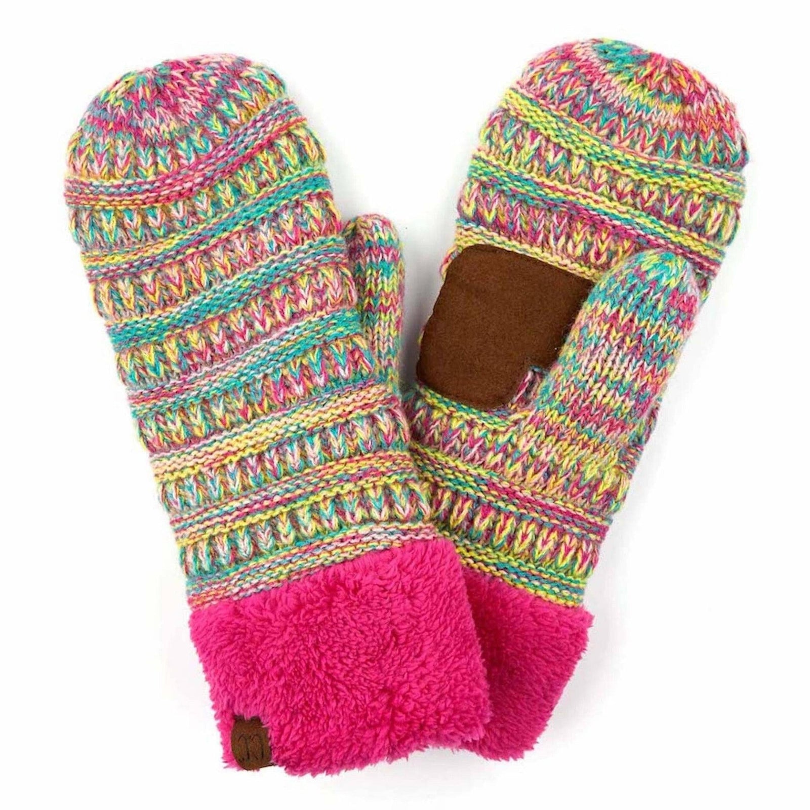 CC Crafted Multi Color Mittens - 2 Sizes - Truly Contagious