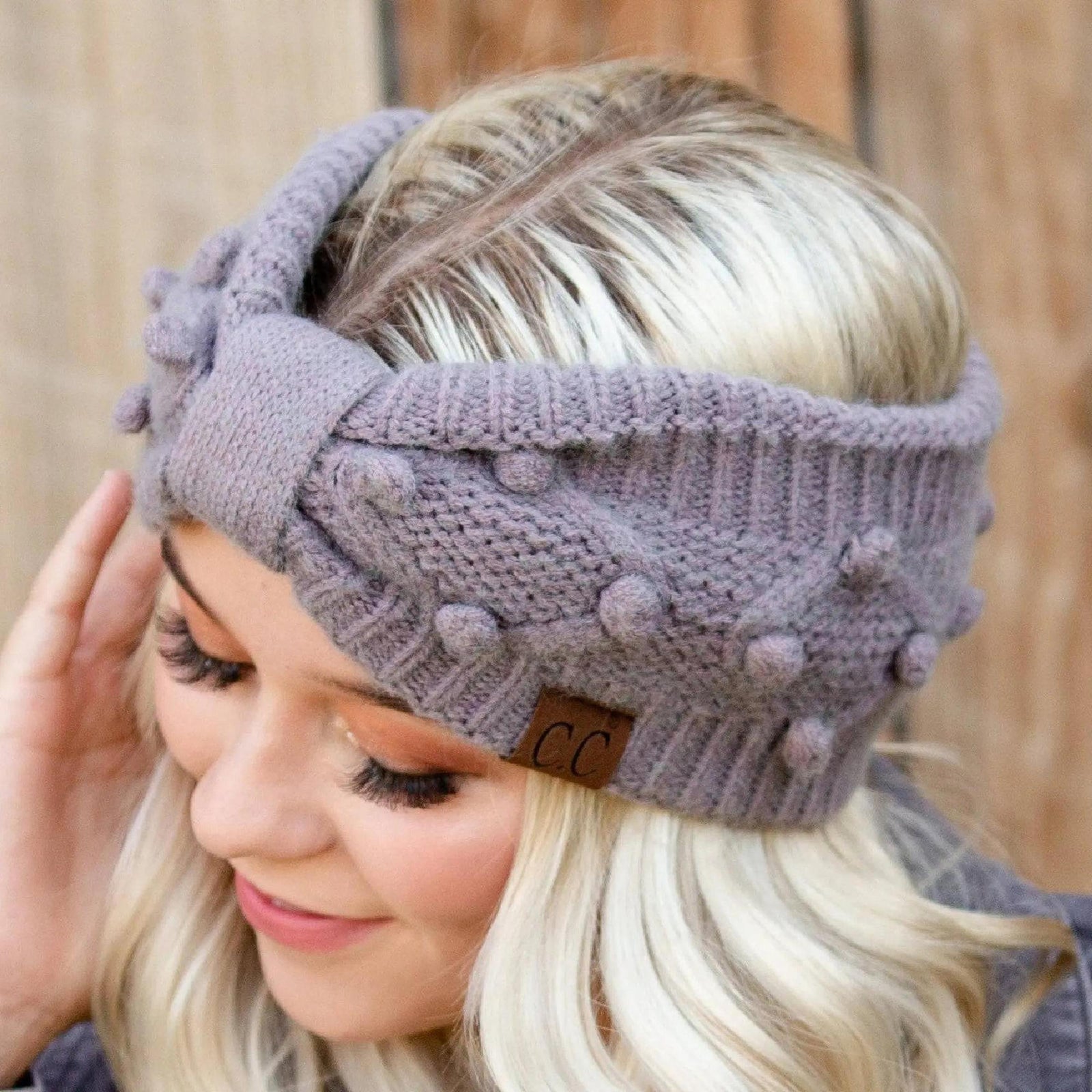 CC Crafted Pom Detail Head Wrap - Truly Contagious