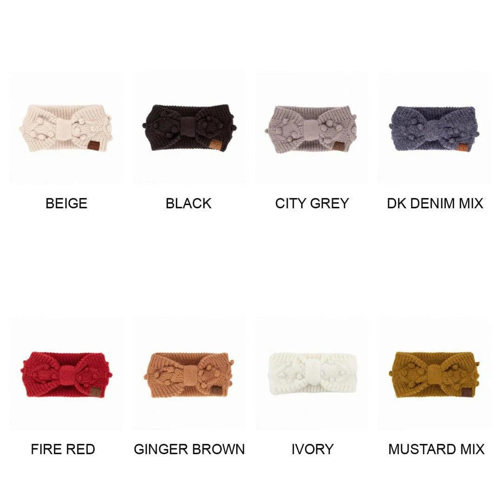 CC Crafted Pom Detail Head Wrap - Truly Contagious