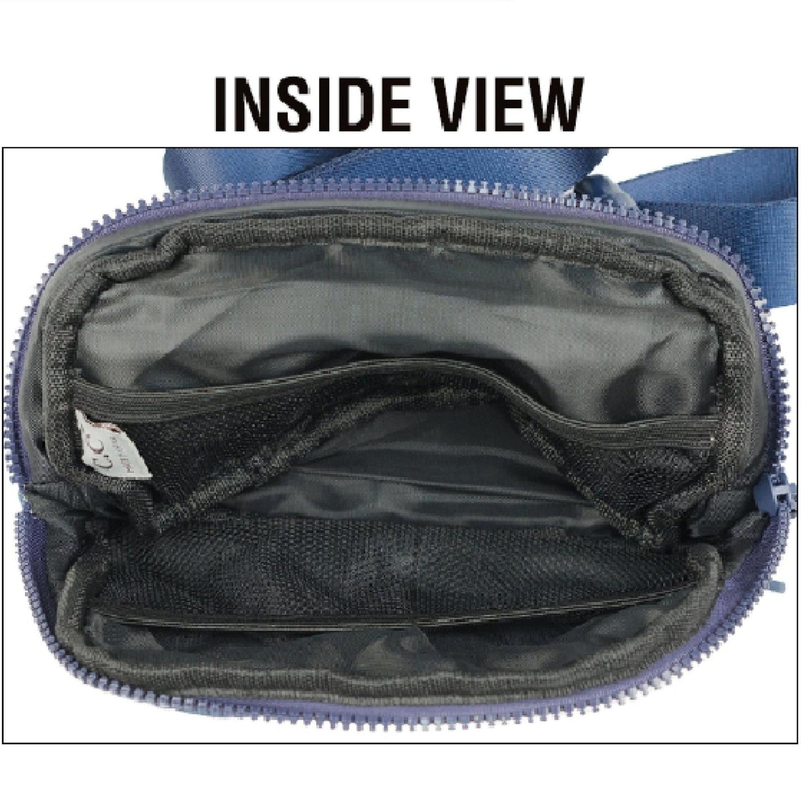 CC Denim Diamond Quilted Fanny Pack by Truly Contagious - Truly Contagious