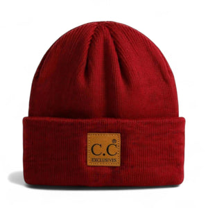 CC® Everyday Beanie - Unisex Ribbed Knit Winter Hat - Soft Acrylic - Multiple Colors - Truly Contagious