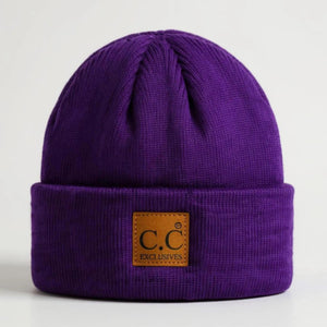 CC® Everyday Beanie - Unisex Ribbed Knit Winter Hat - Soft Acrylic - Multiple Colors - Truly Contagious