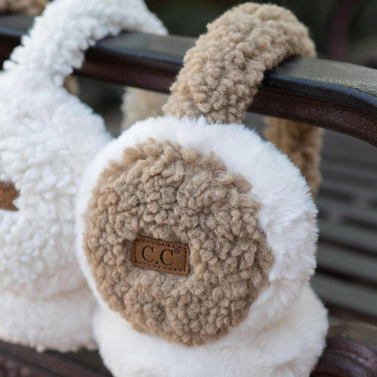 CC Faux Fur Sherpa Earmuffs - Truly Contagious
