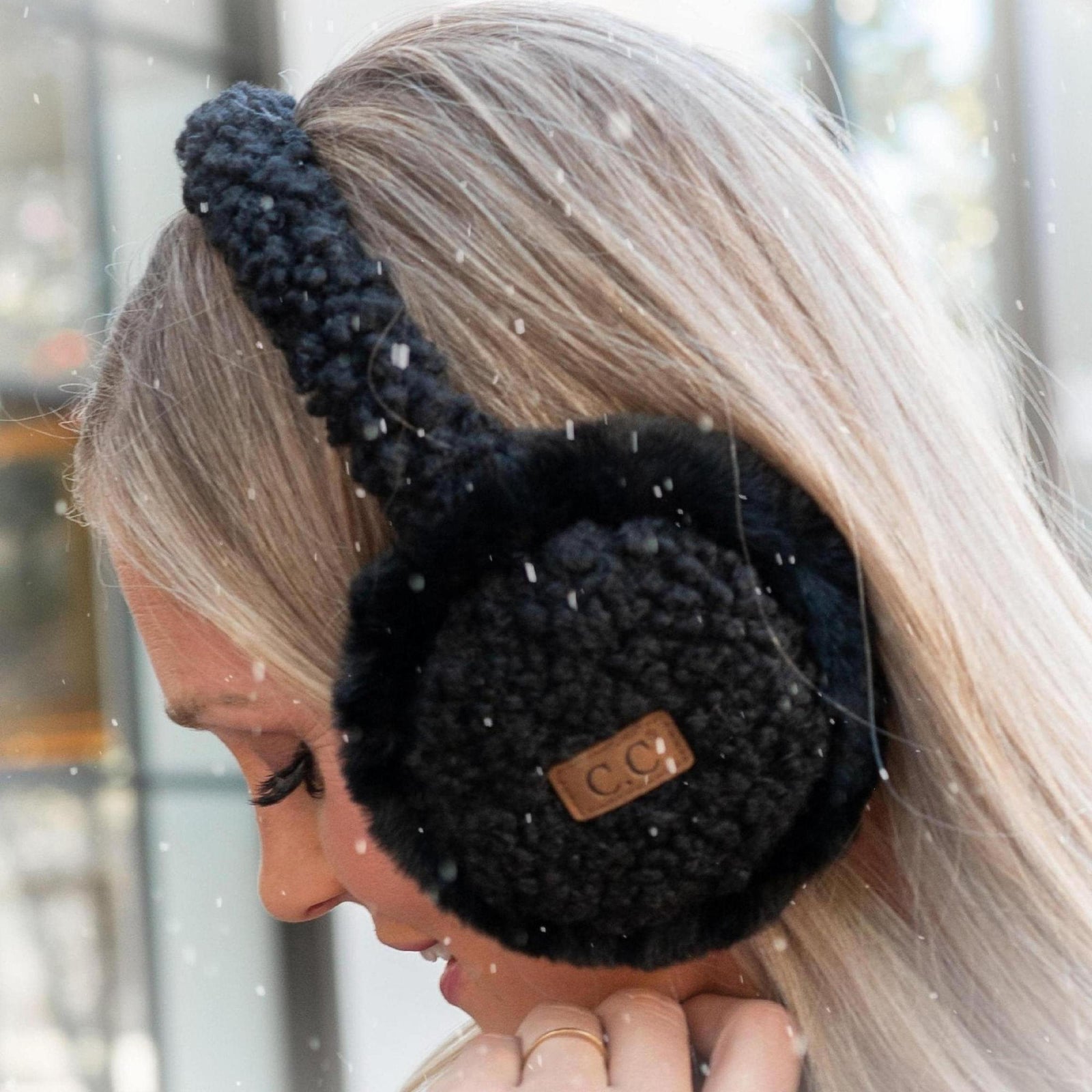 CC Faux Fur Sherpa Earmuffs - Truly Contagious
