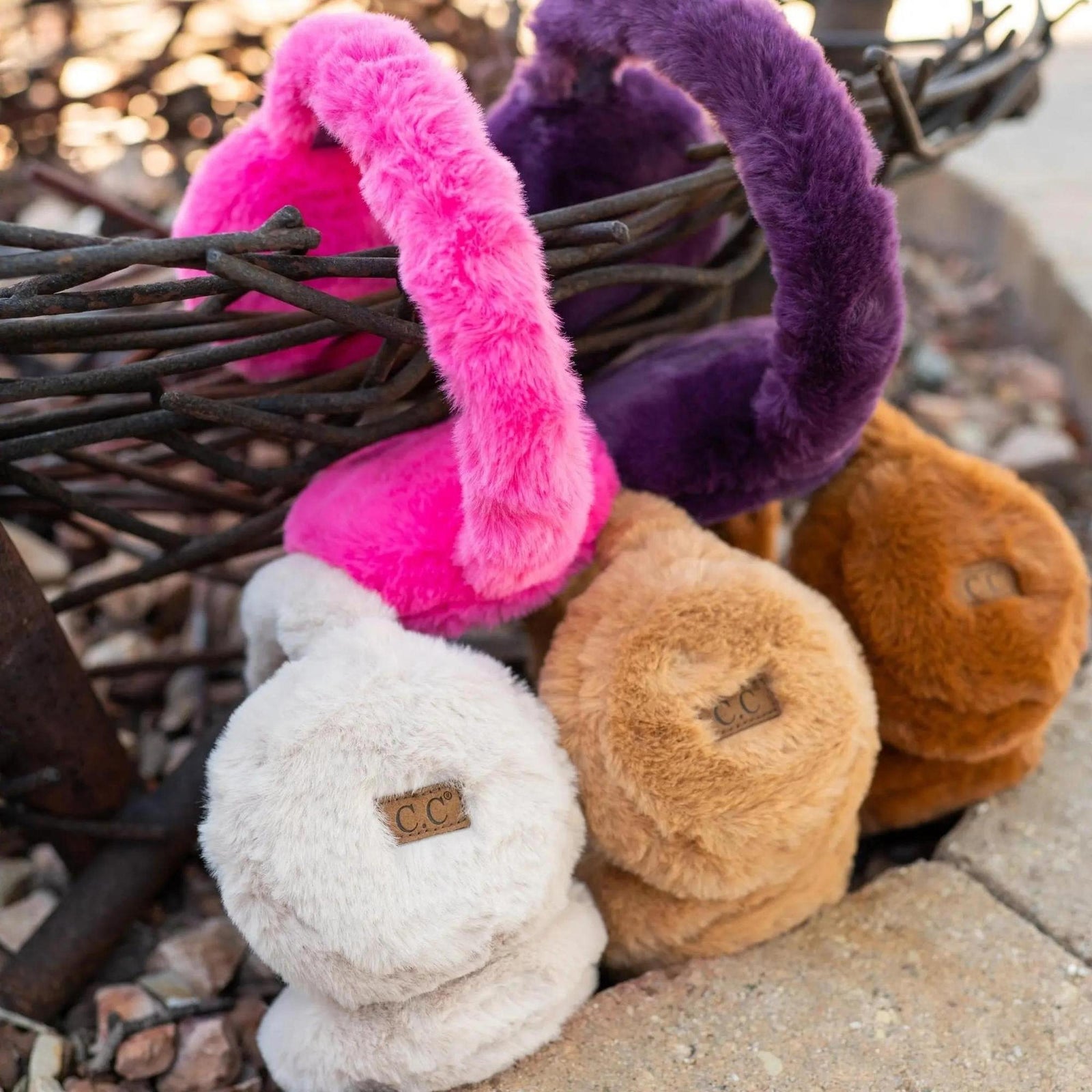CC Faux Plush Earmuffs - Truly Contagious