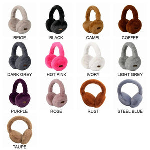 CC Faux Plush Earmuffs - Truly Contagious