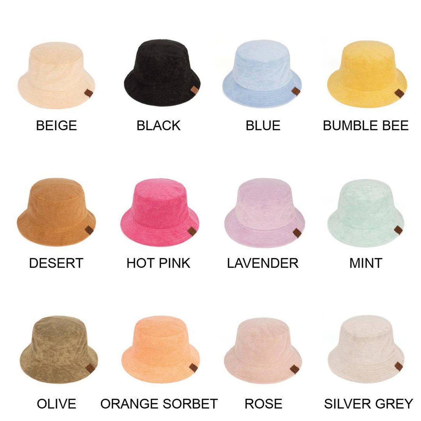 CC Foldable Terry Cloth Bucket Hat - Truly Contagious