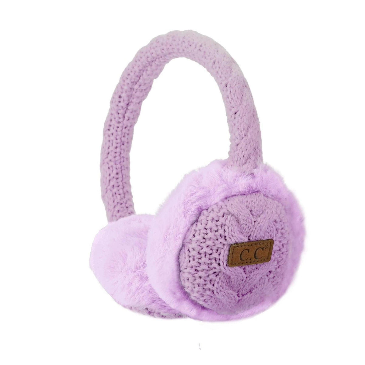 C.C Kids Cable Knit Earmuffs - Cozy Comfort for Winter Adventures - Truly Contagious