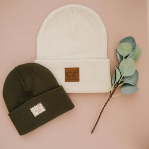 CC Kids Classic Unisex Ribbed Beanies Hats - Truly Contagious