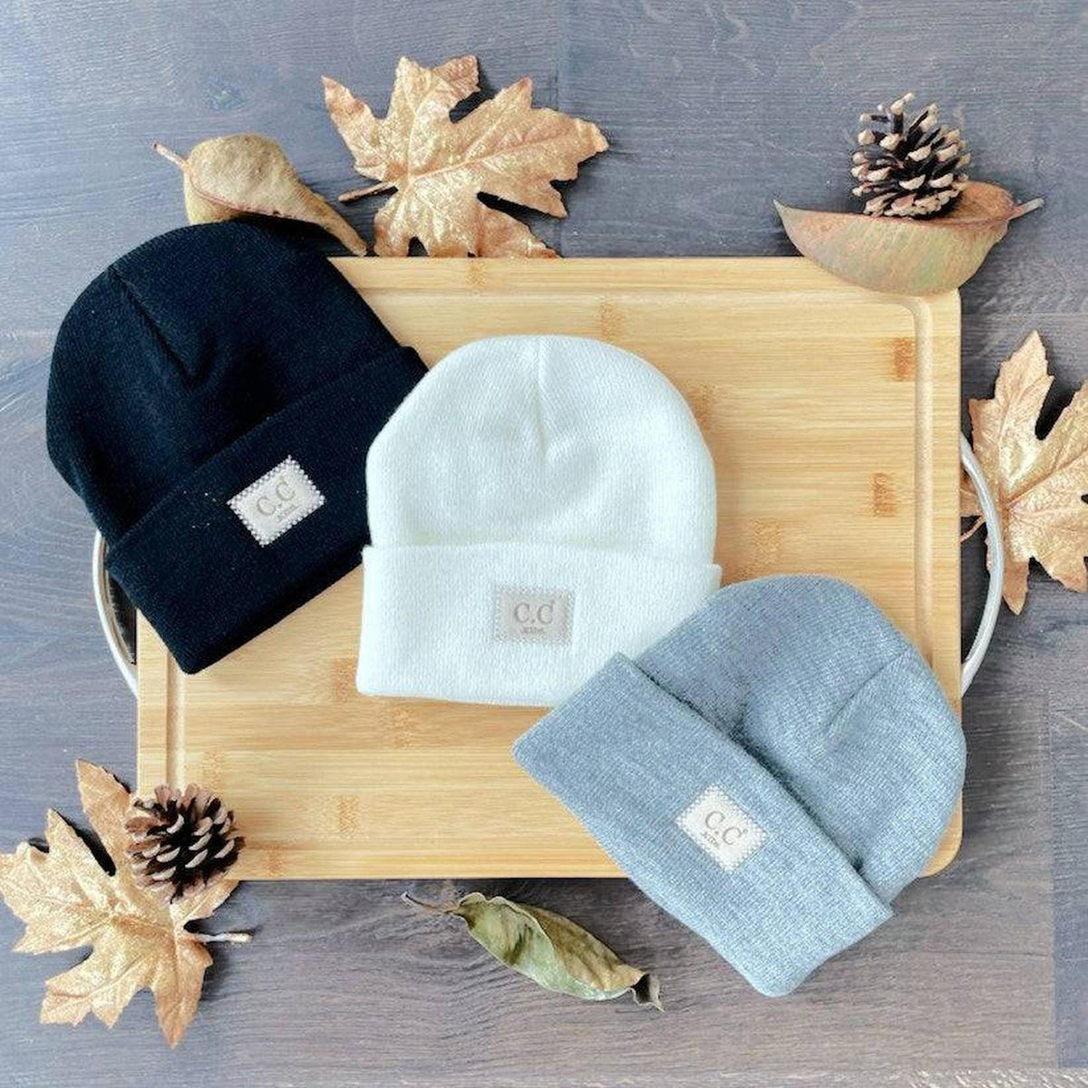 CC Kids Classic Unisex Ribbed Beanies Hats - Truly Contagious