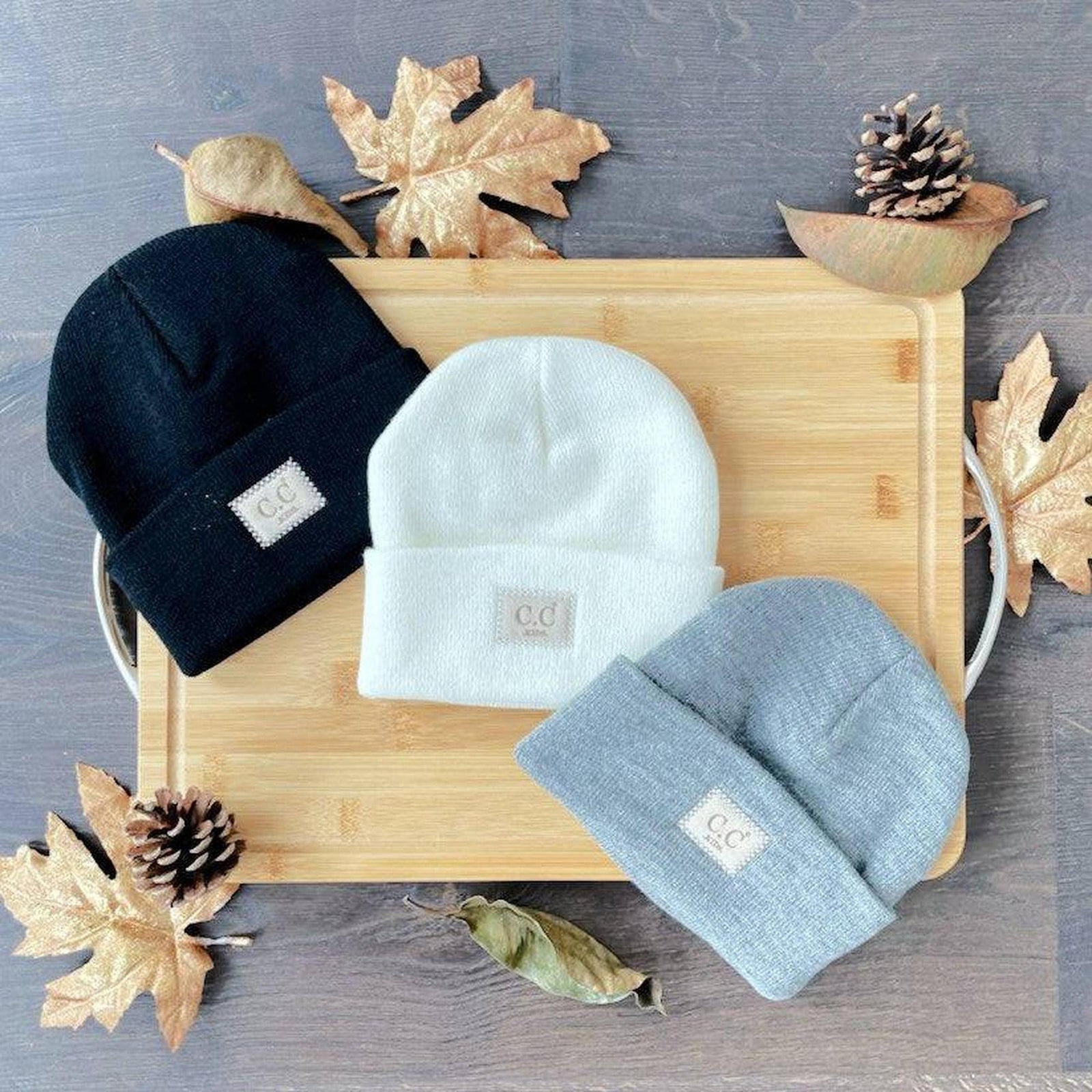 CC Kids Classic Unisex Ribbed Beanies Hats - Truly Contagious