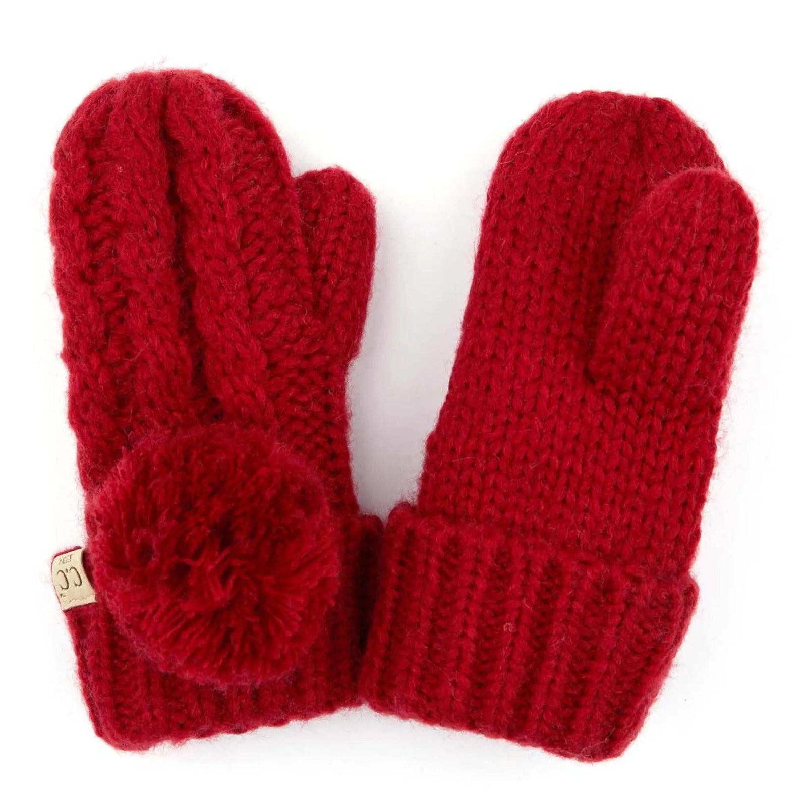 CC Kids Pom Mittens - Truly Contagious